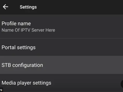 Enter IPTV Portal Information